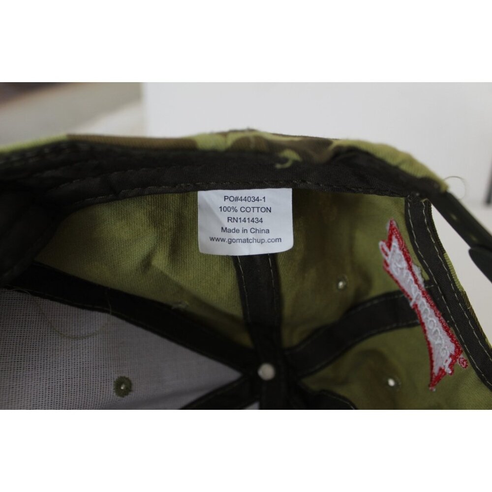 Camouflage Budweiser New York Yankees Embroidered Logo Baseball Cap - Picture 6 of 6